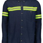 CAMISOLA DE MEZCLILLA 8 ONZAS CON REFLEJANTE